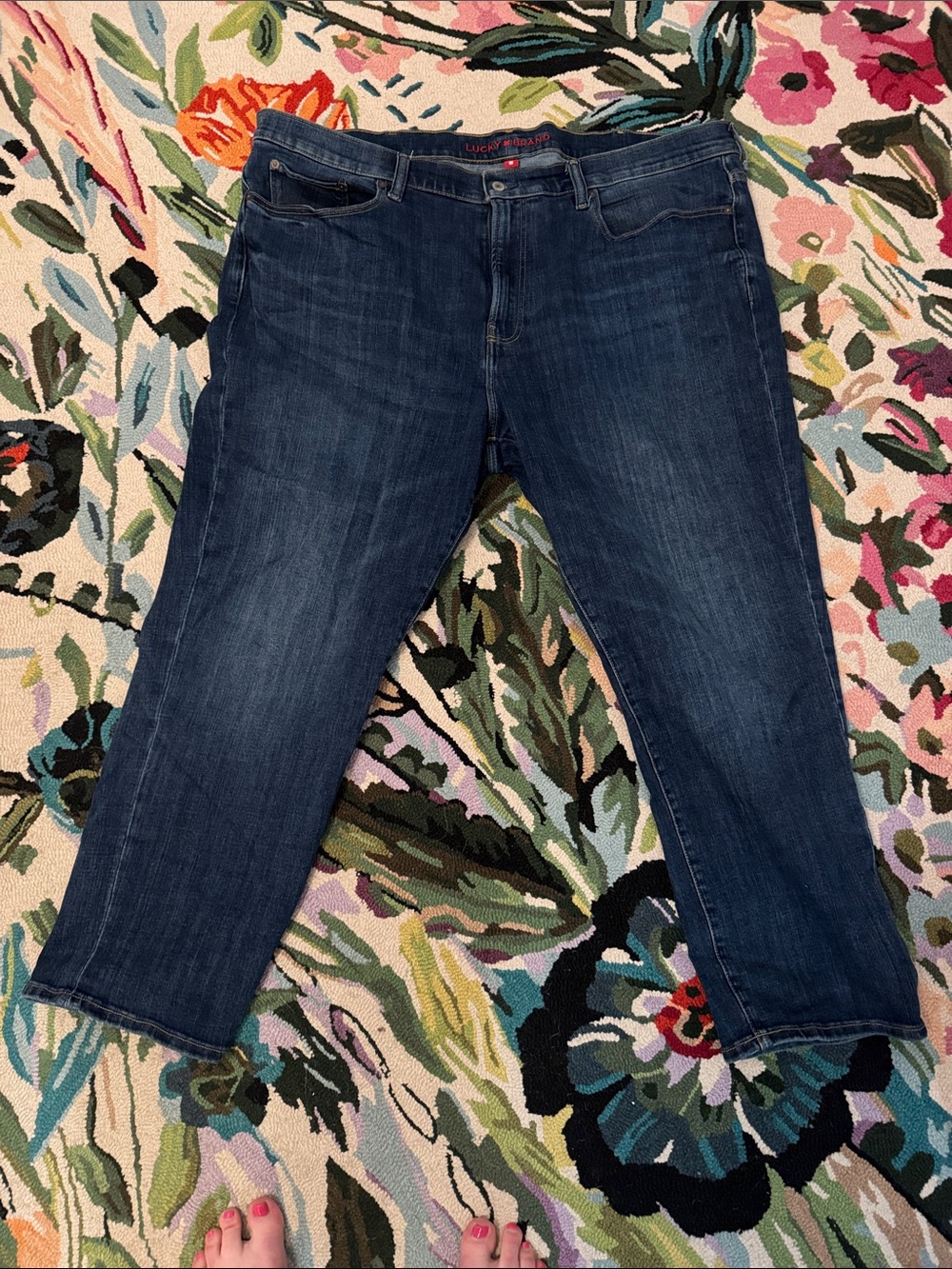 Lucky Athletic Fit Men's Blue Jeans - Classic Casual Style